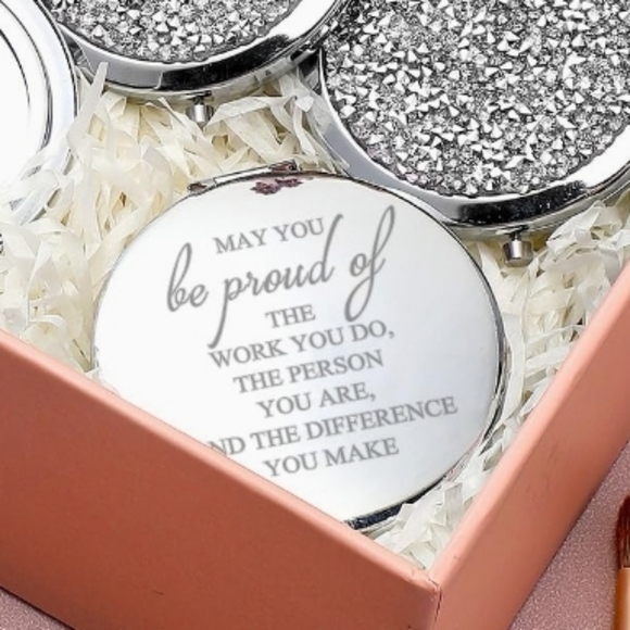 New double sided mirror w/ motivational saying. - Picture 3 of 11